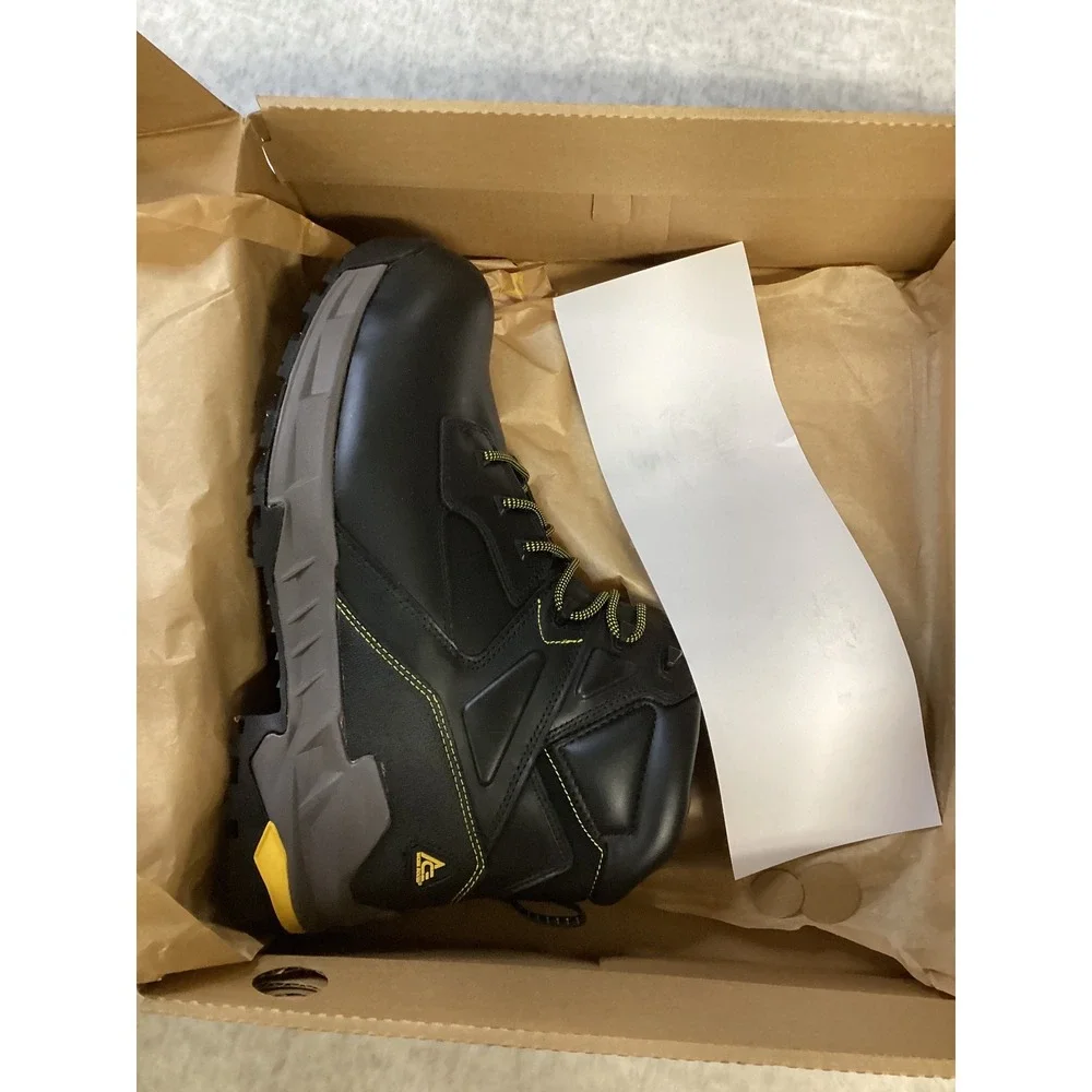 Ace Burren CT Mens Black Wide Composite Toe Work Boots 76747W Size‎ 14